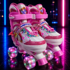 Patins Quad Sereia Rosa Tam. 30-33 (p)