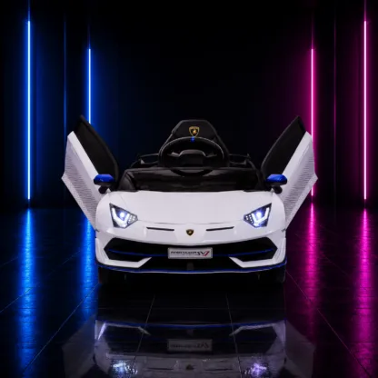 Carrinho Elétrico Infantil Lamborghini 12V Branco