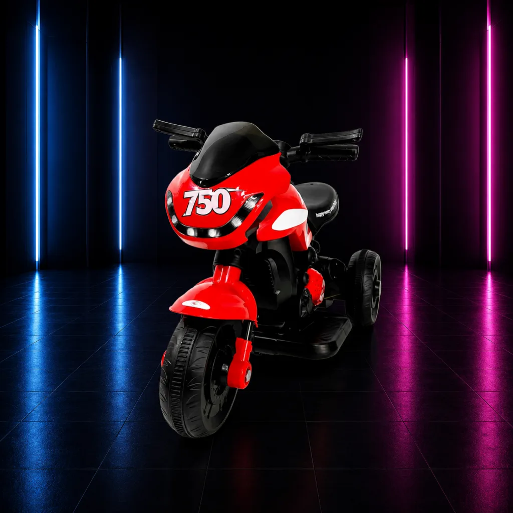 MOTO ELÉTRICA INFANTIL 6V RACE VERMELHA