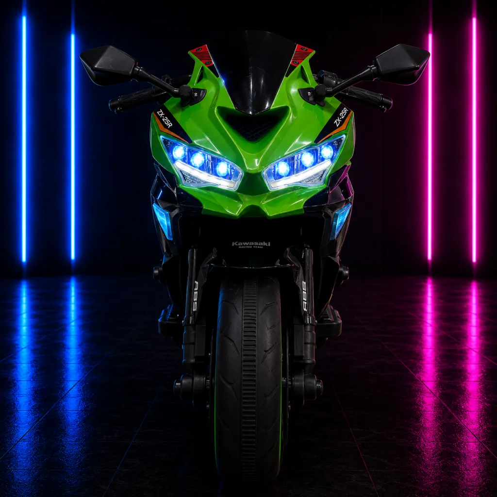 Moto Elétrica Infantil 12V Super Speed Verde