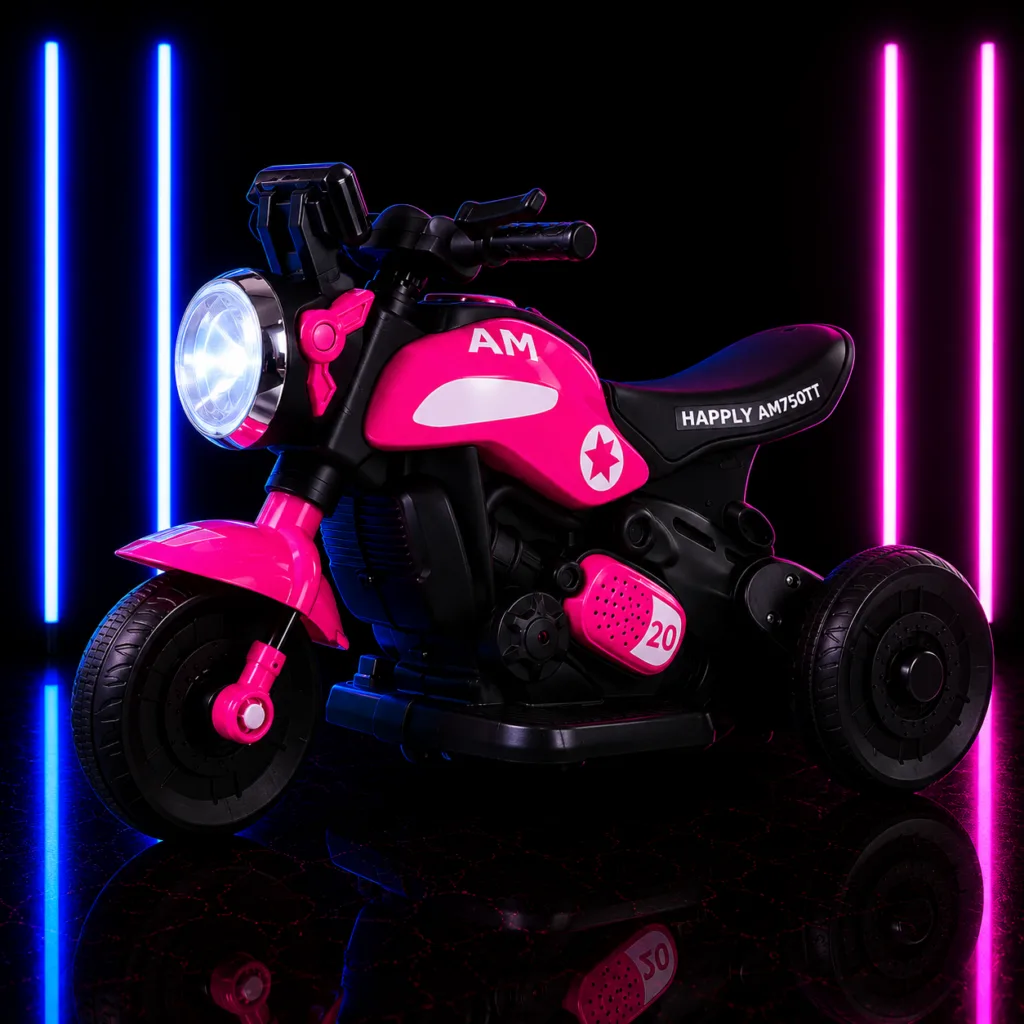 MOTO ELÉTRICA INFANTIL 6V DAILY ROSA