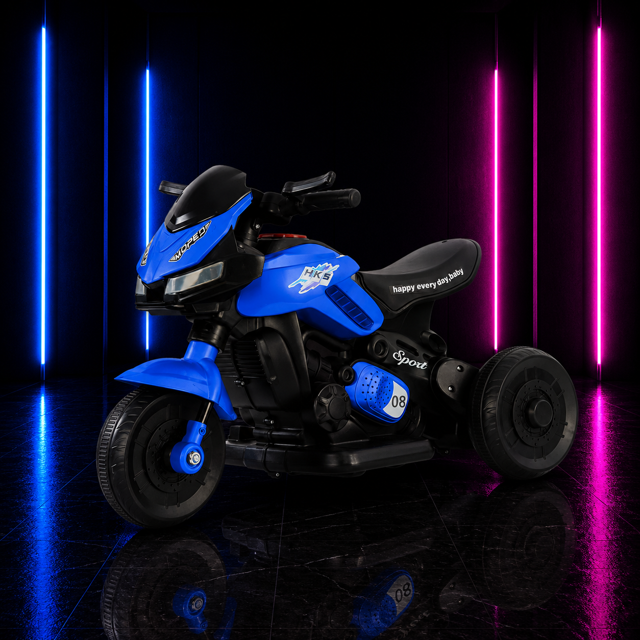 MOTO ELÉTRICA INFANTIL 6V DARK AZUL