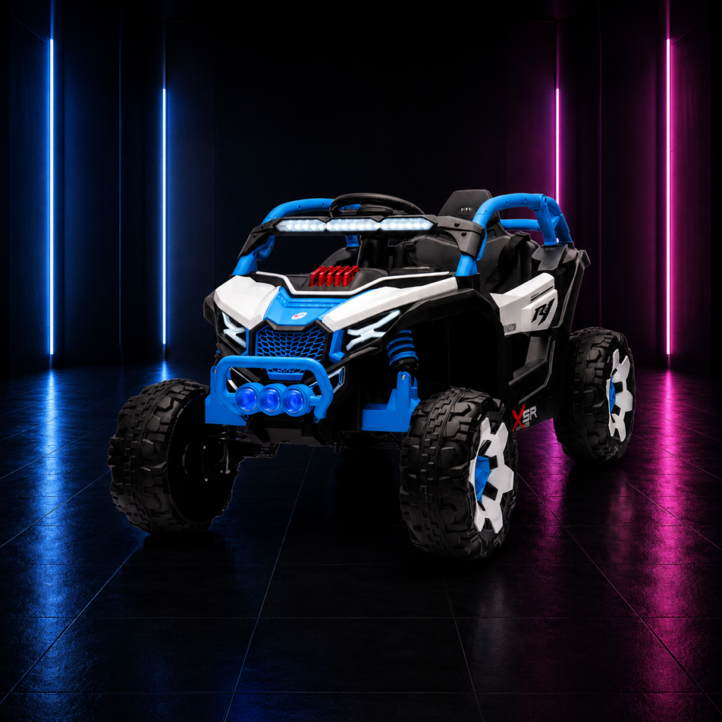 CARRINHO ELÉTRICO INFANTIL 12V GAIOLA AZUL