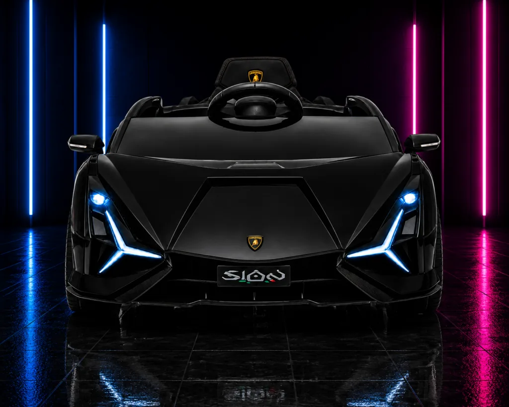 CARRINHO ELÉTRICO INFANTIL 12V LAMBORGHINI SIAN PRETA