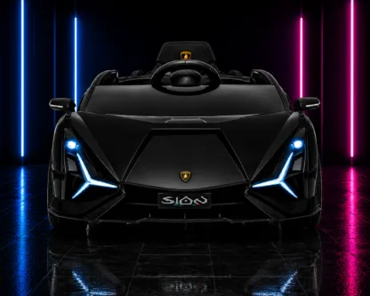 CARRINHO ELÉTRICO INFANTIL 12V LAMBORGHINI SIAN PRETA