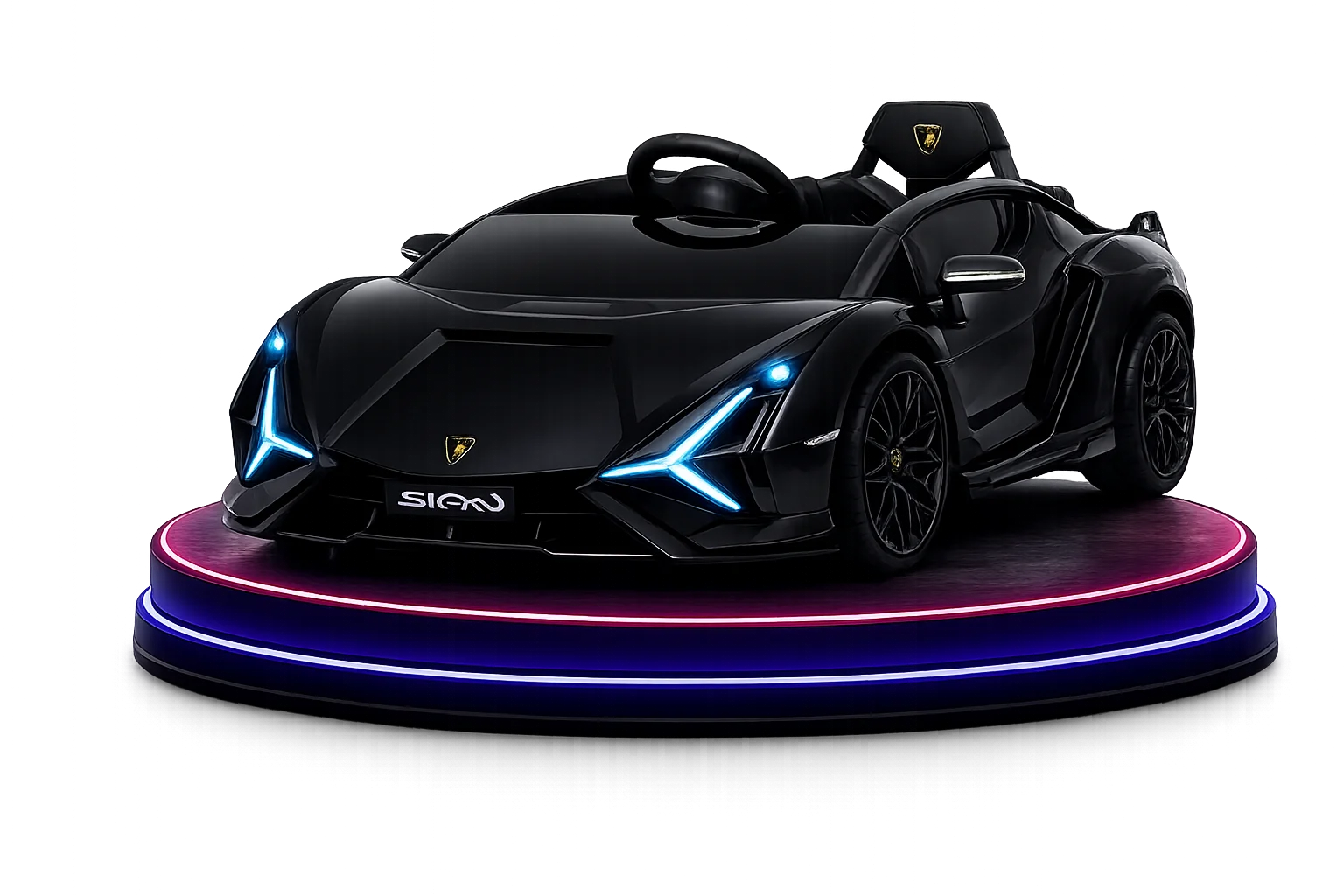 CARRINHO ELÉTRICO INFANTIL 12V LAMBORGHINI SIAN PRETA