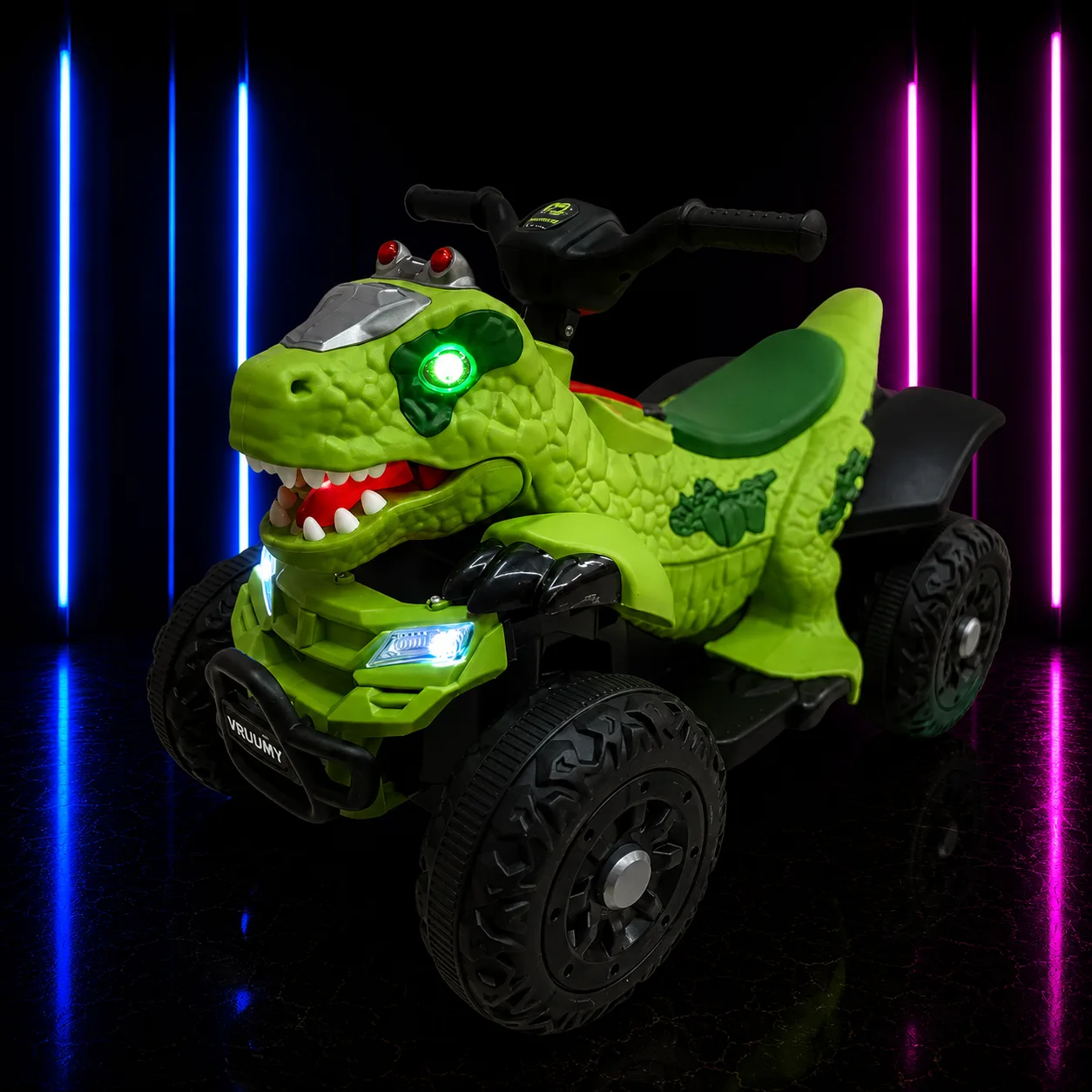 MOTO ELÉTRICA INFANTIL 6V DINO RACE VERDE