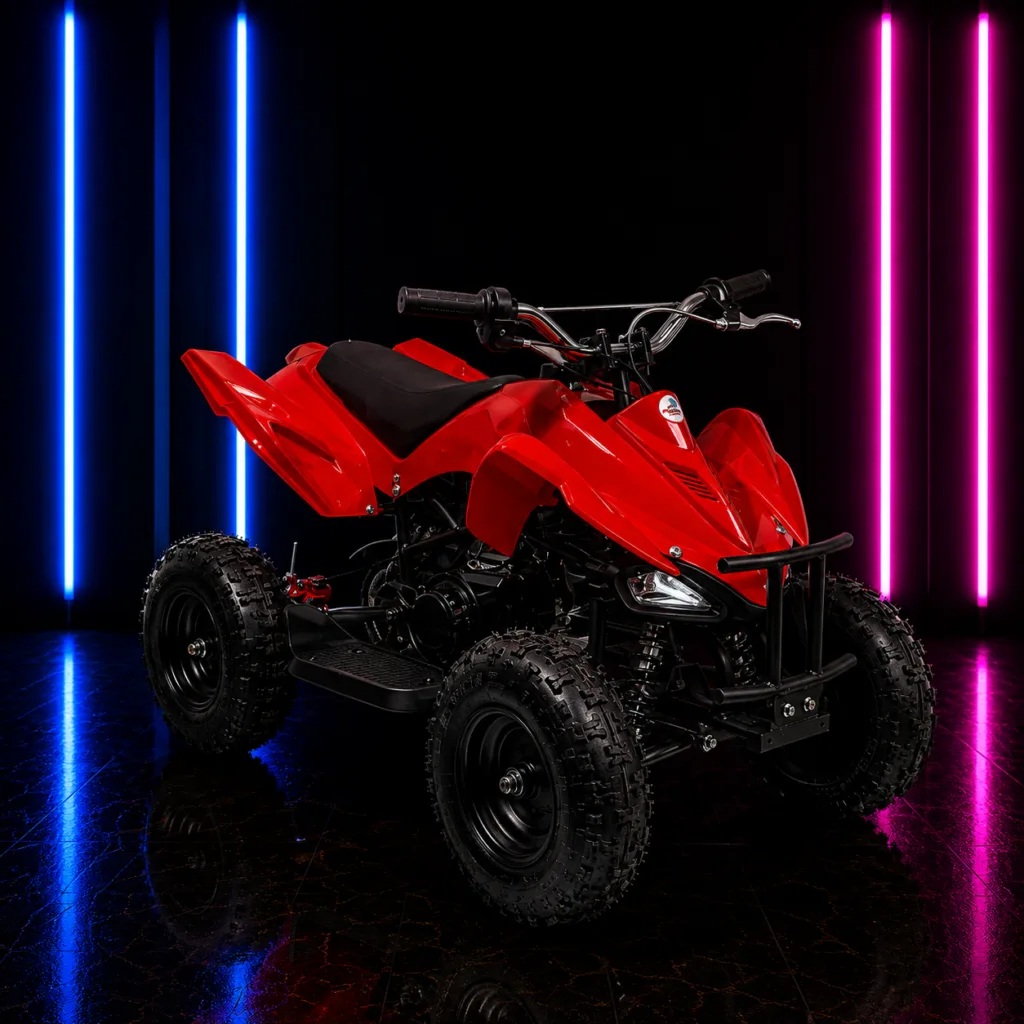 QUADRICICLO INFANTIL À COMBUSTÃO 49CC VERMELHO