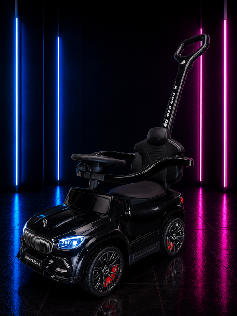 CARRINHO ELÉTRICO COM EMPURRADOR SPORT