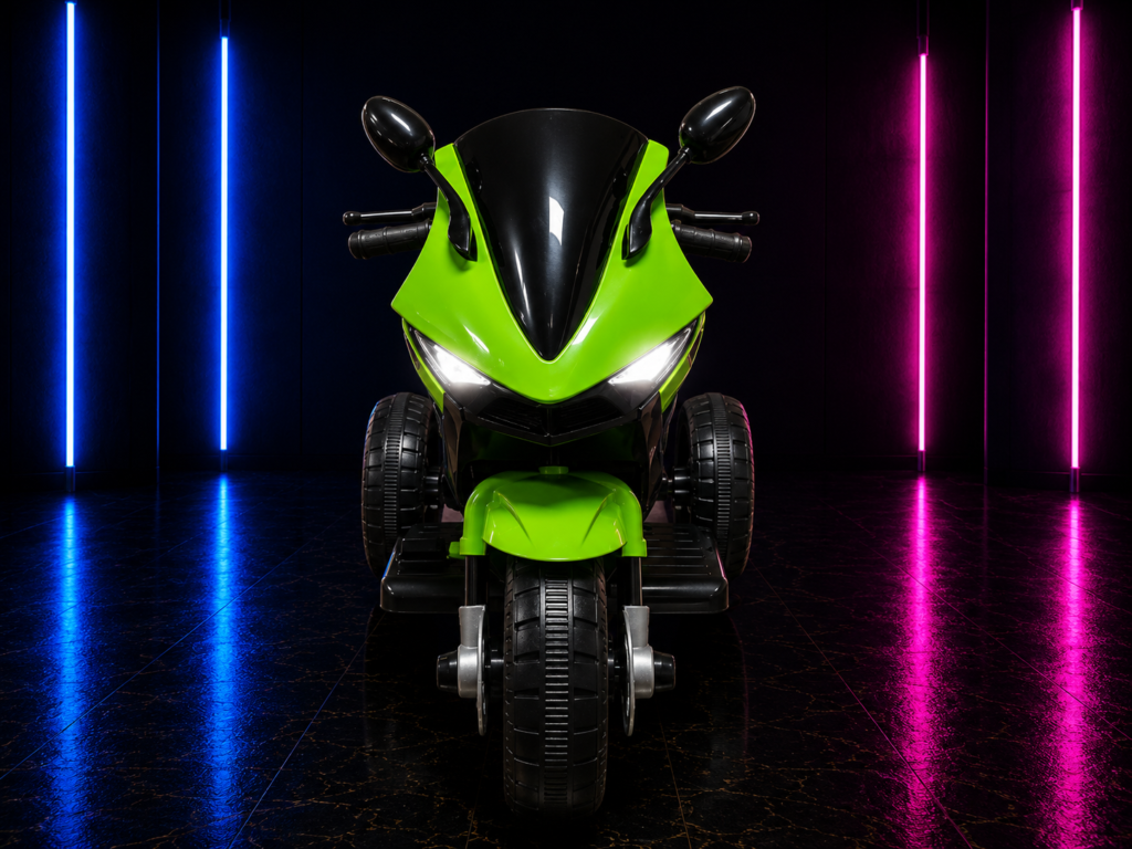 MOTO ELÉTRICA INFANTIL 6V UNX VERDE