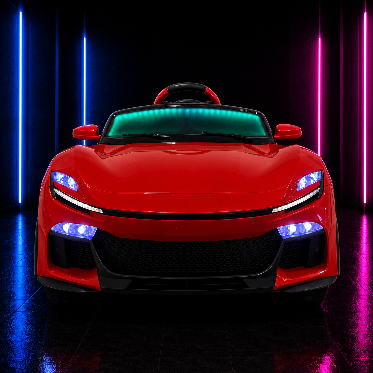 Carrinho Elétrico Infantil 12V Fury Turbo SUV SL Vermelho