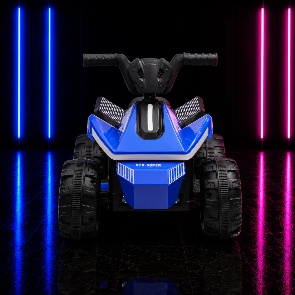 Quadriciclo Elétrico Infantil 6V Super Future Azul