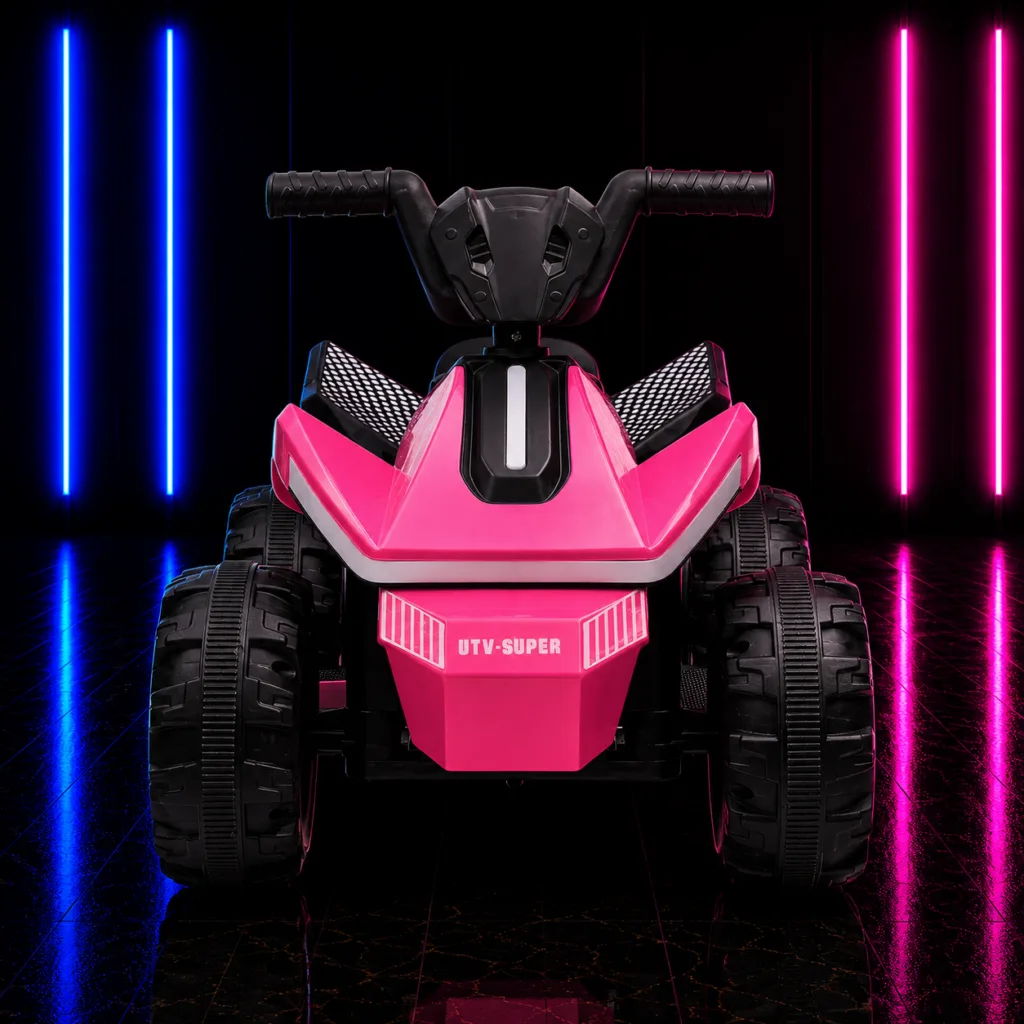 Quadriciclo Elétrico Infantil 6V Super Future Rosa