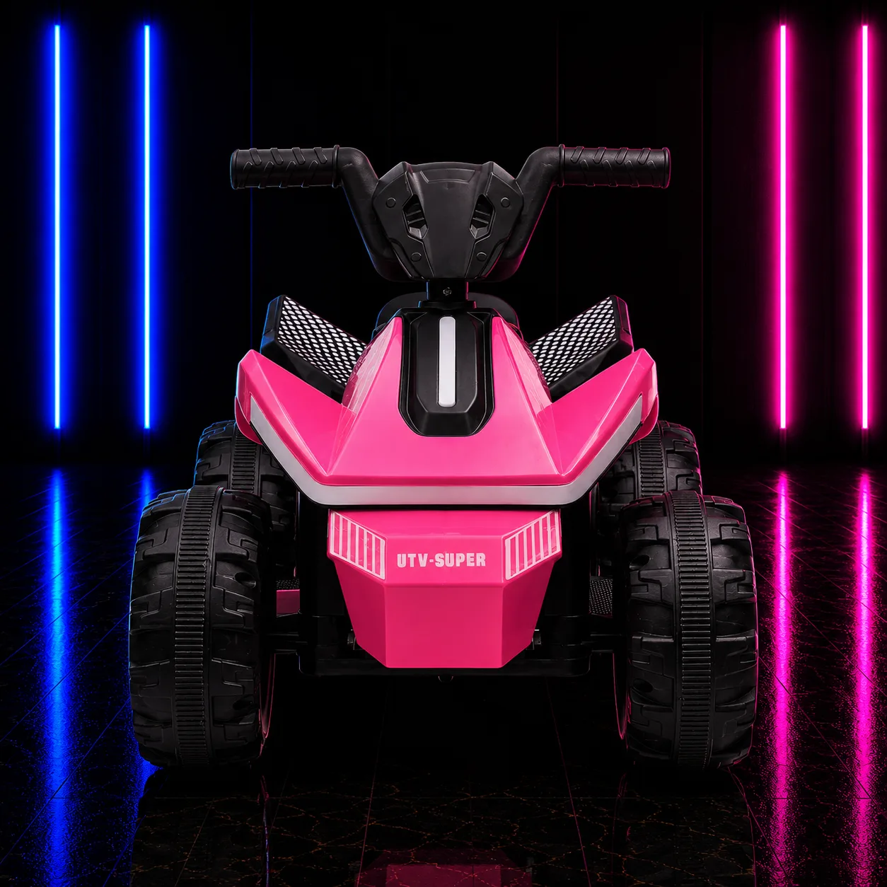Quadriciclo Elétrico Infantil 6V Super Future Rosa