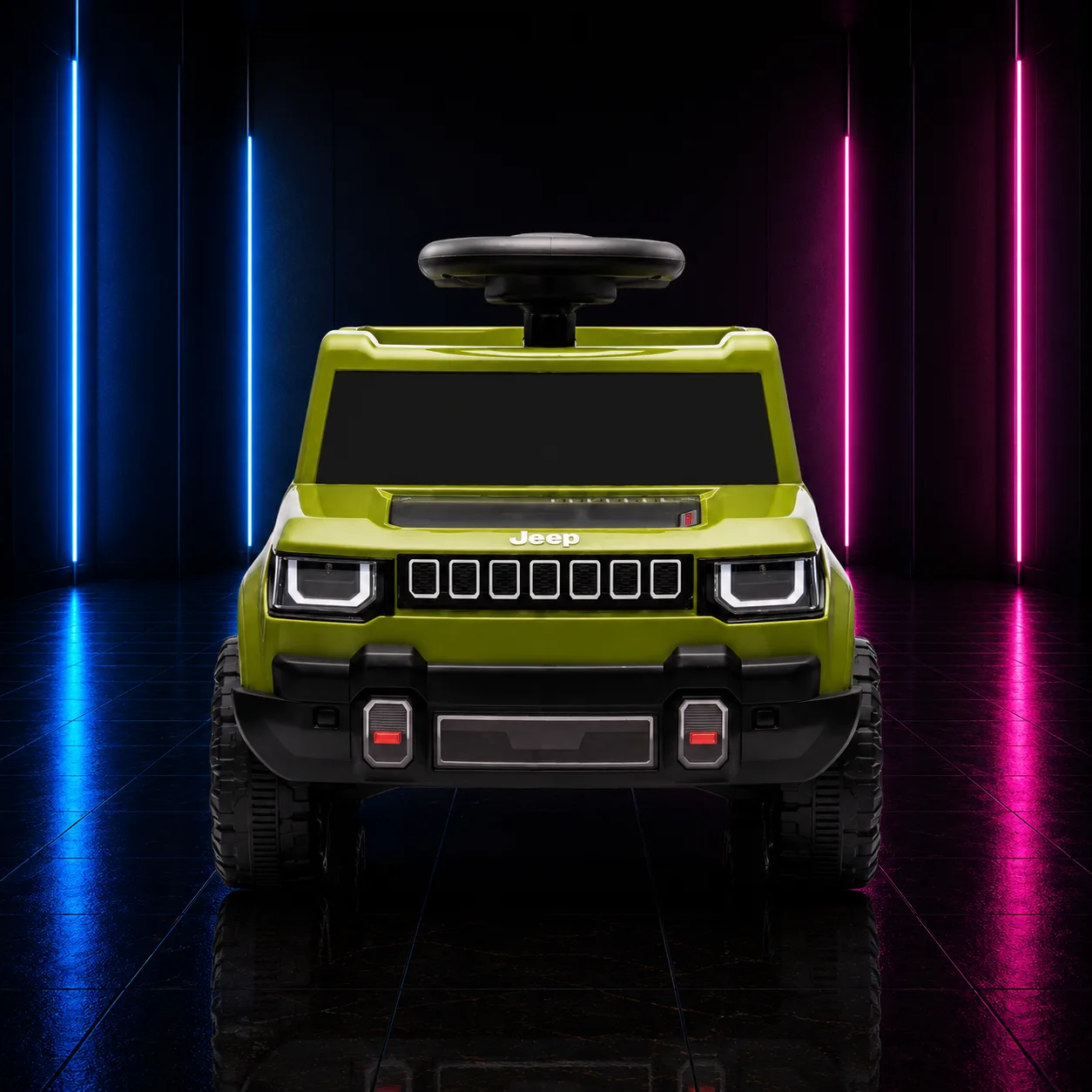 Carrinho Elétrico Infantil 6V Jipe Off-Road Lux Verde