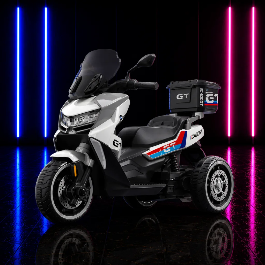 Moto Elétrica Infantil 6V Maxtouring Branca