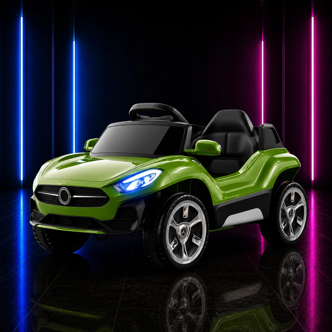 Carrinho Elétrico Infantil 6V Cross Sport Verde