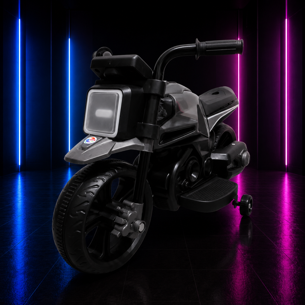 Moto Elétrica Infantil 6V Dark Rider Preto