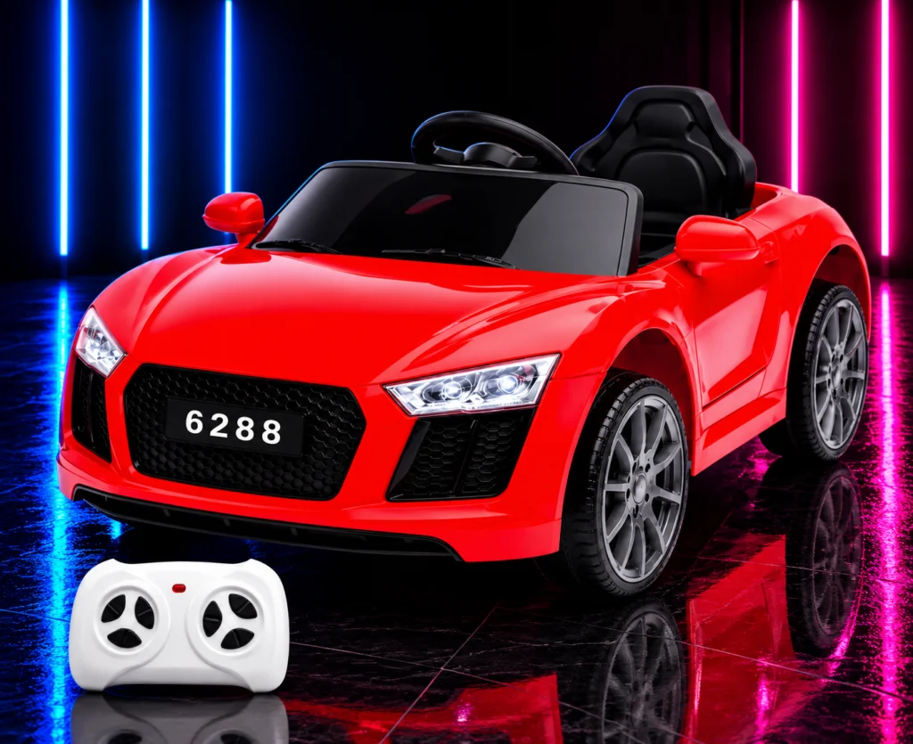Carrinho Elétrico Infantil 6V Sport Conversível Vermelho