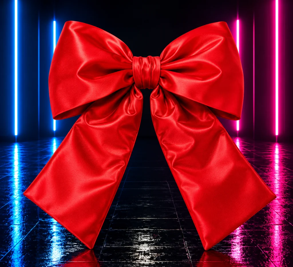 Laço Decorativo Gigante para Carrinho Elétrico Infantil – Vermelho